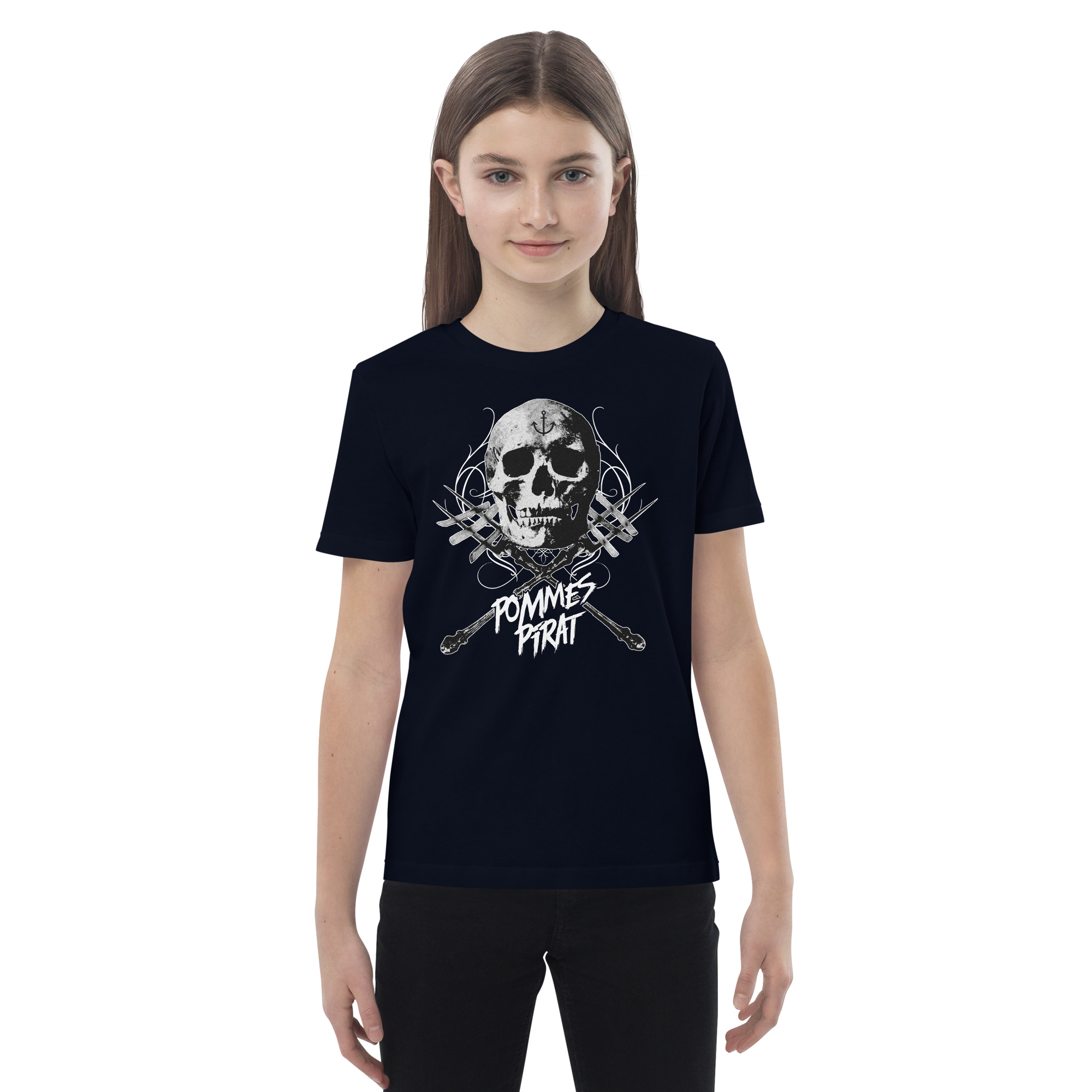 Pommes-Pirat • Bio-Baumwoll-T-Shirt für Kinder - Stanley Stella STTK909