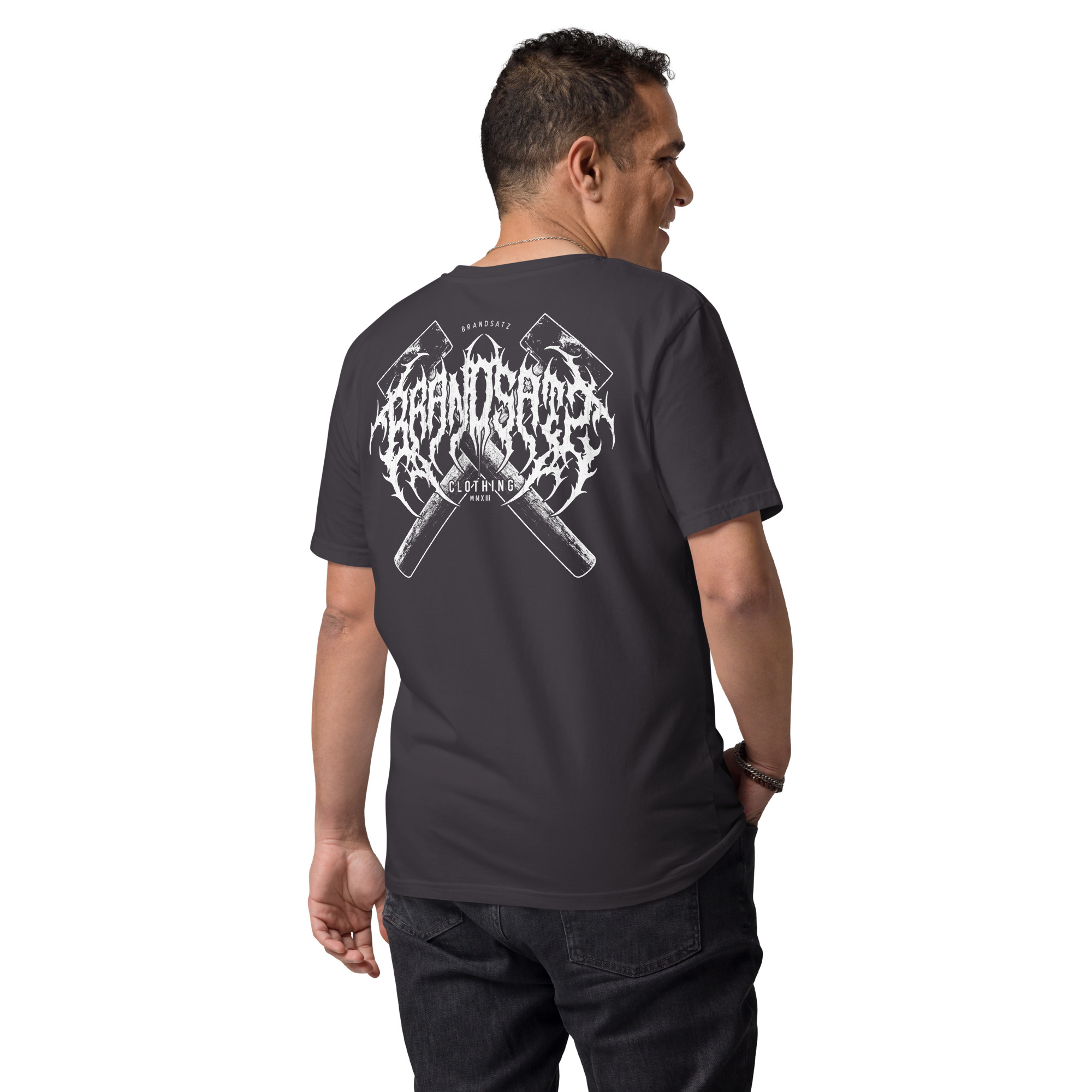 Hammers of Justice Backprint • Unisex T-Shirt aus Bio-Baumwolle Creator 2.0 – Bild 15