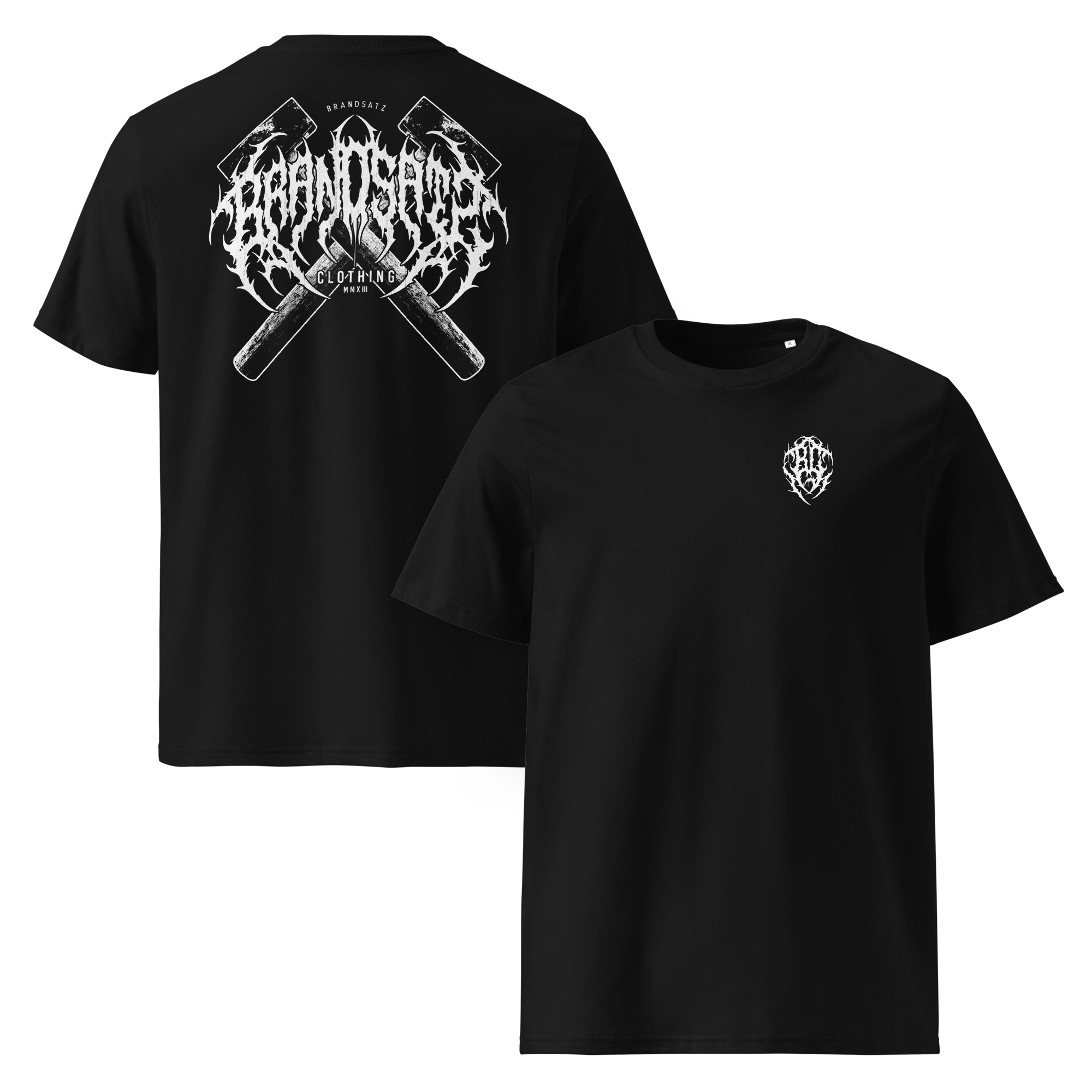 Hammers of Justice Backprint • Unisex T-Shirt aus Bio-Baumwolle Creator 2.0