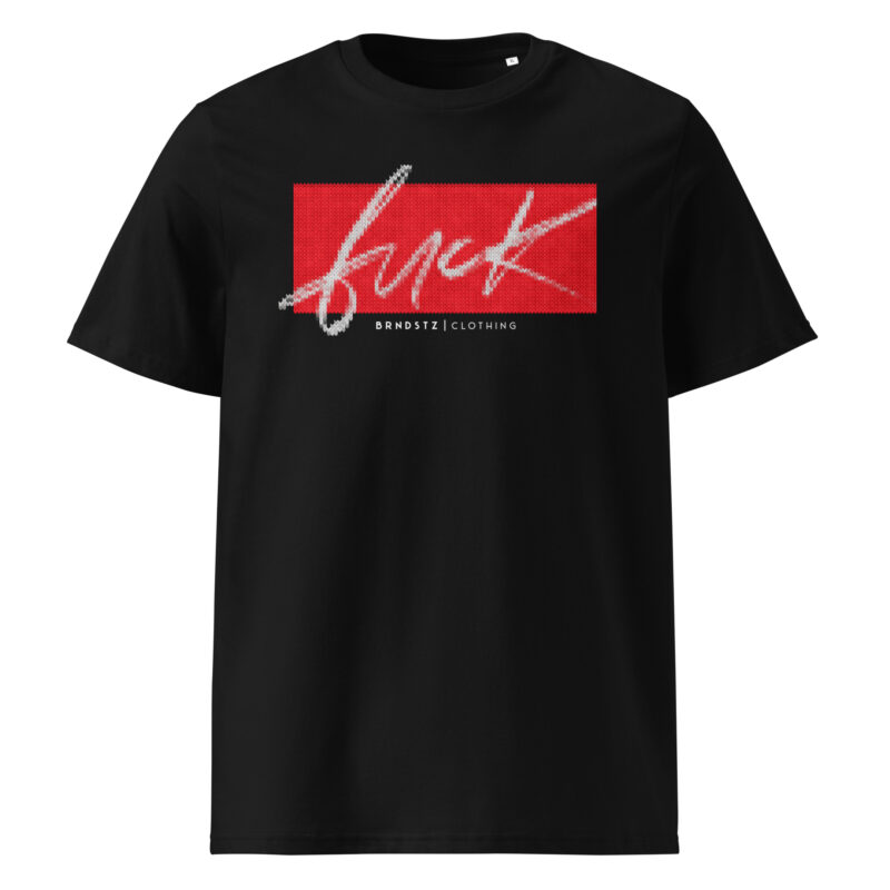 Fuck Chrismas Sweater Design • Unisex T-Shirt aus Bio-Baumwolle Creator 2.0
