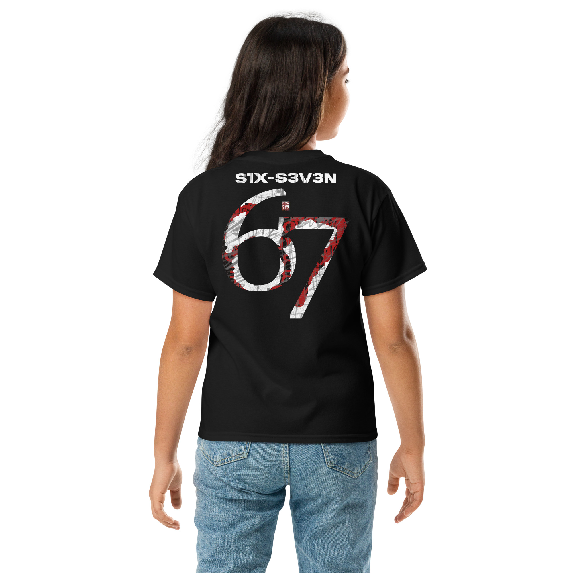 six seven • bright print • Klassisches T-Shirt für Jugendliche